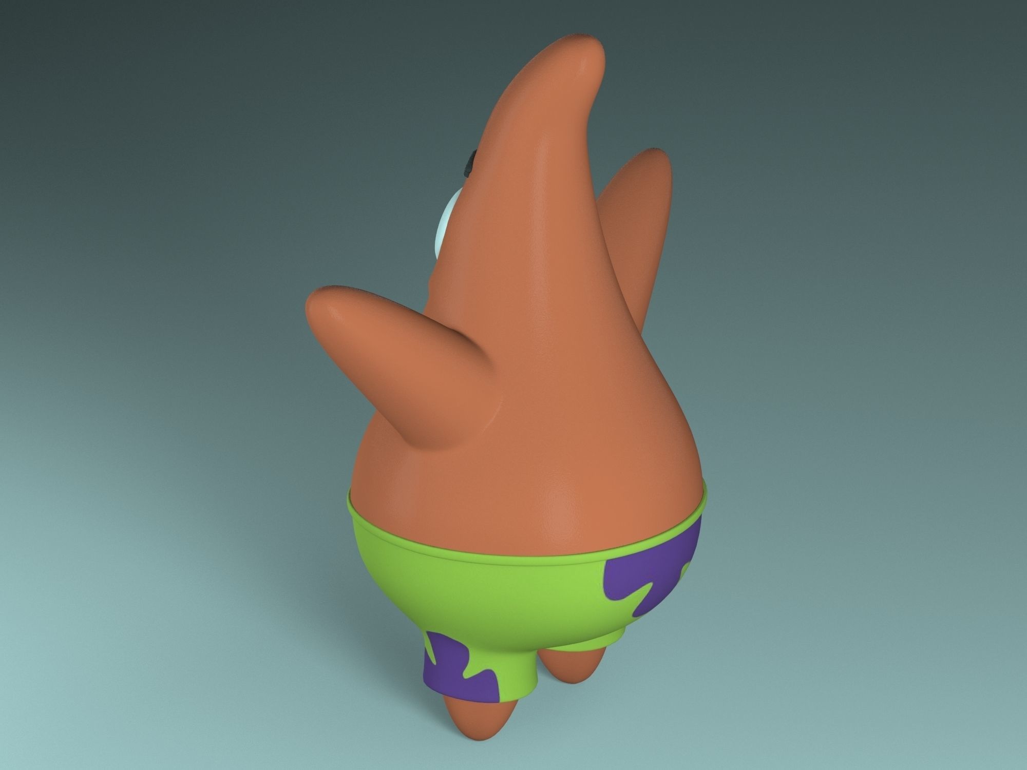 Patrick Star 3D model_3