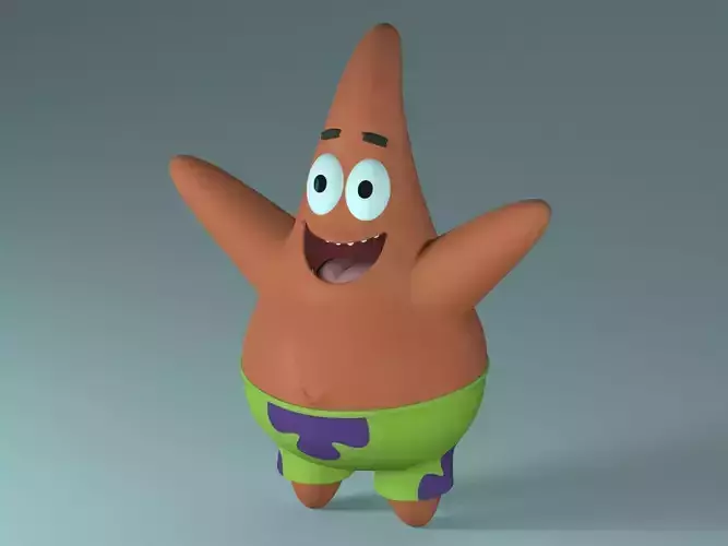 Patrick Star 3D model Patrick Star 3D model