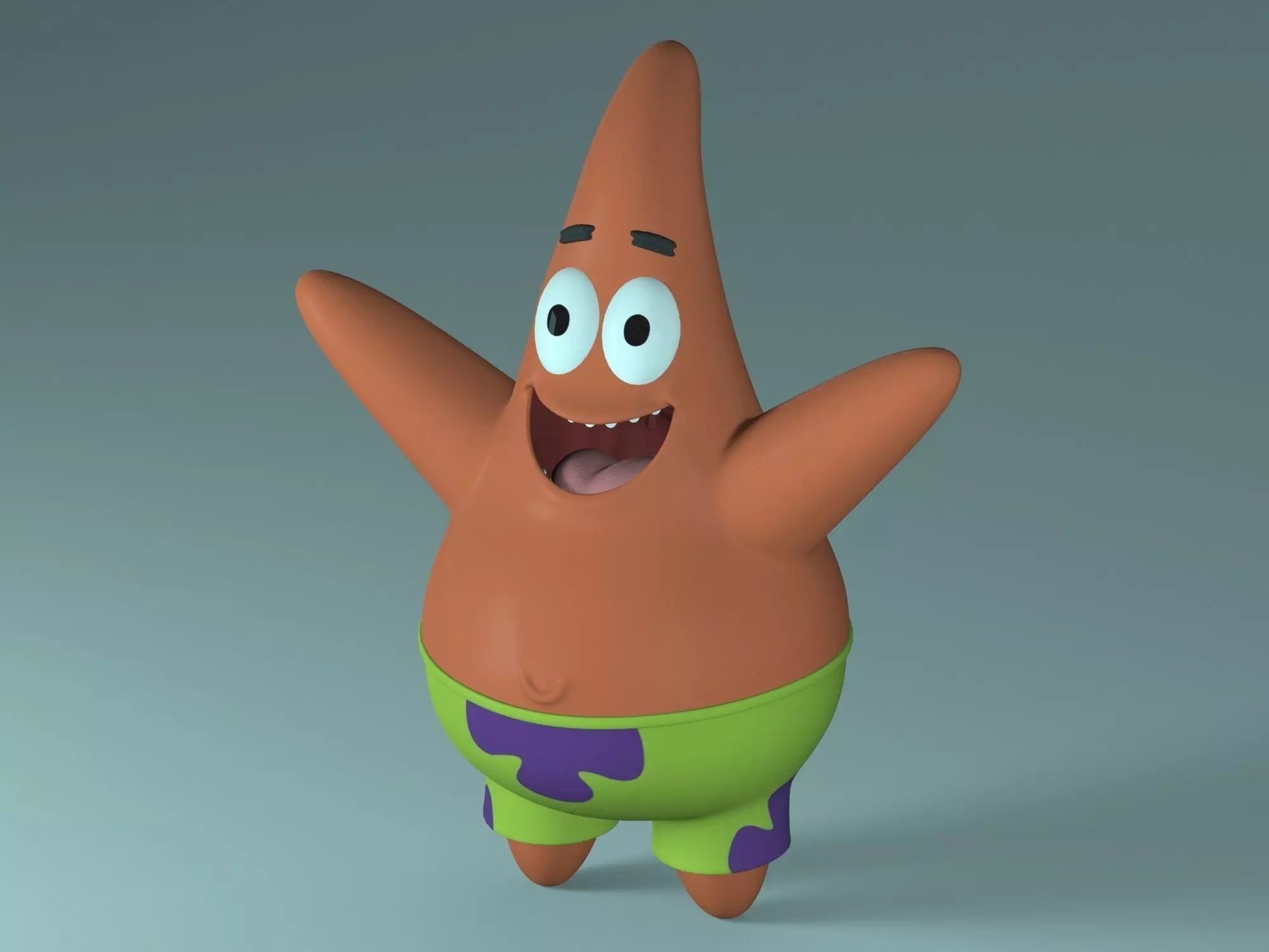 Patrick Star 3D model_0