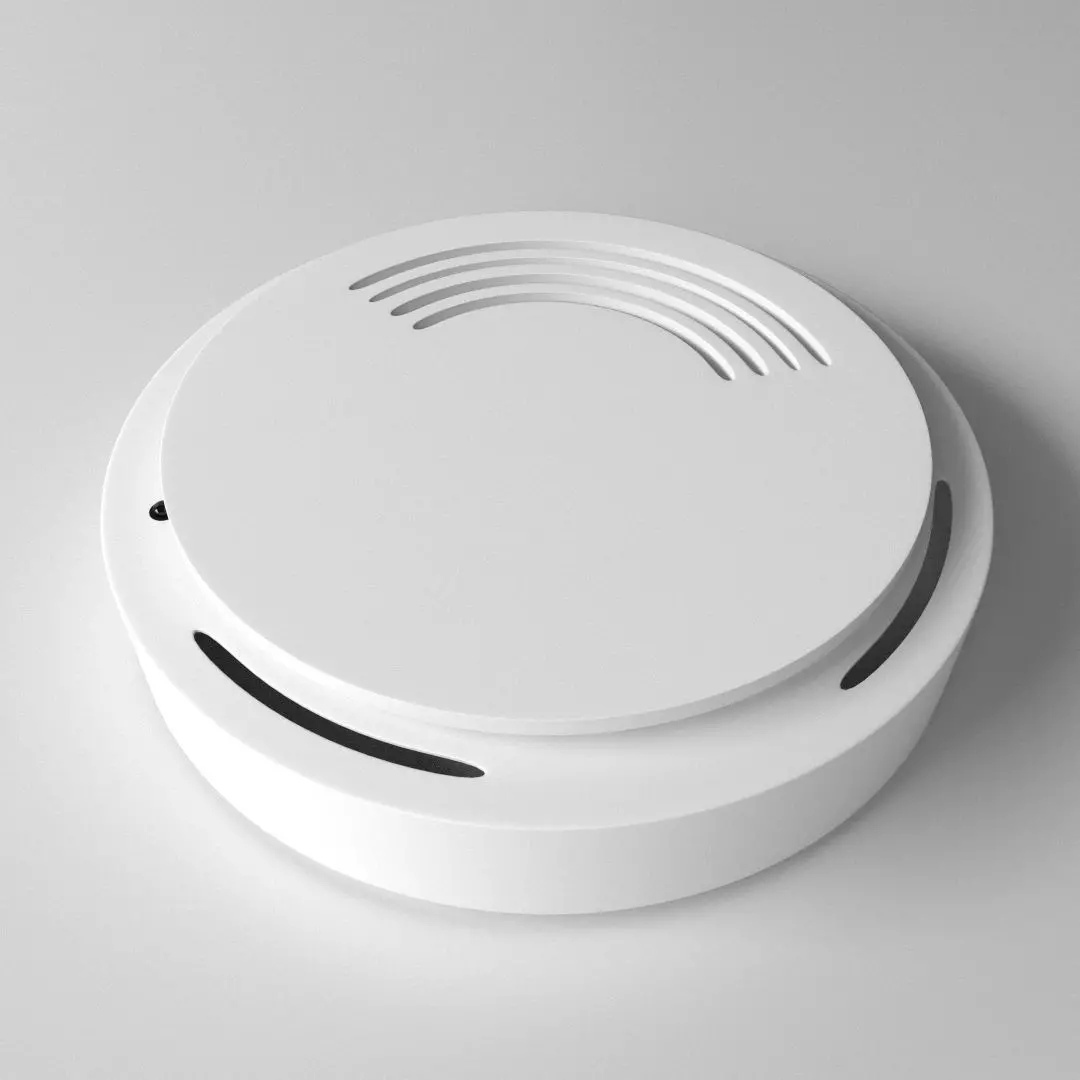 Smoke Detector v2 3D model_0