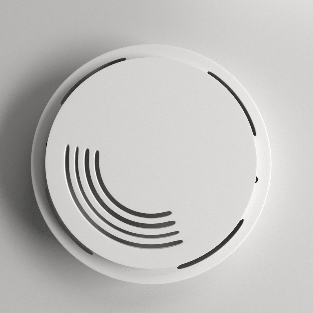 Smoke Detector v2 3D model_2