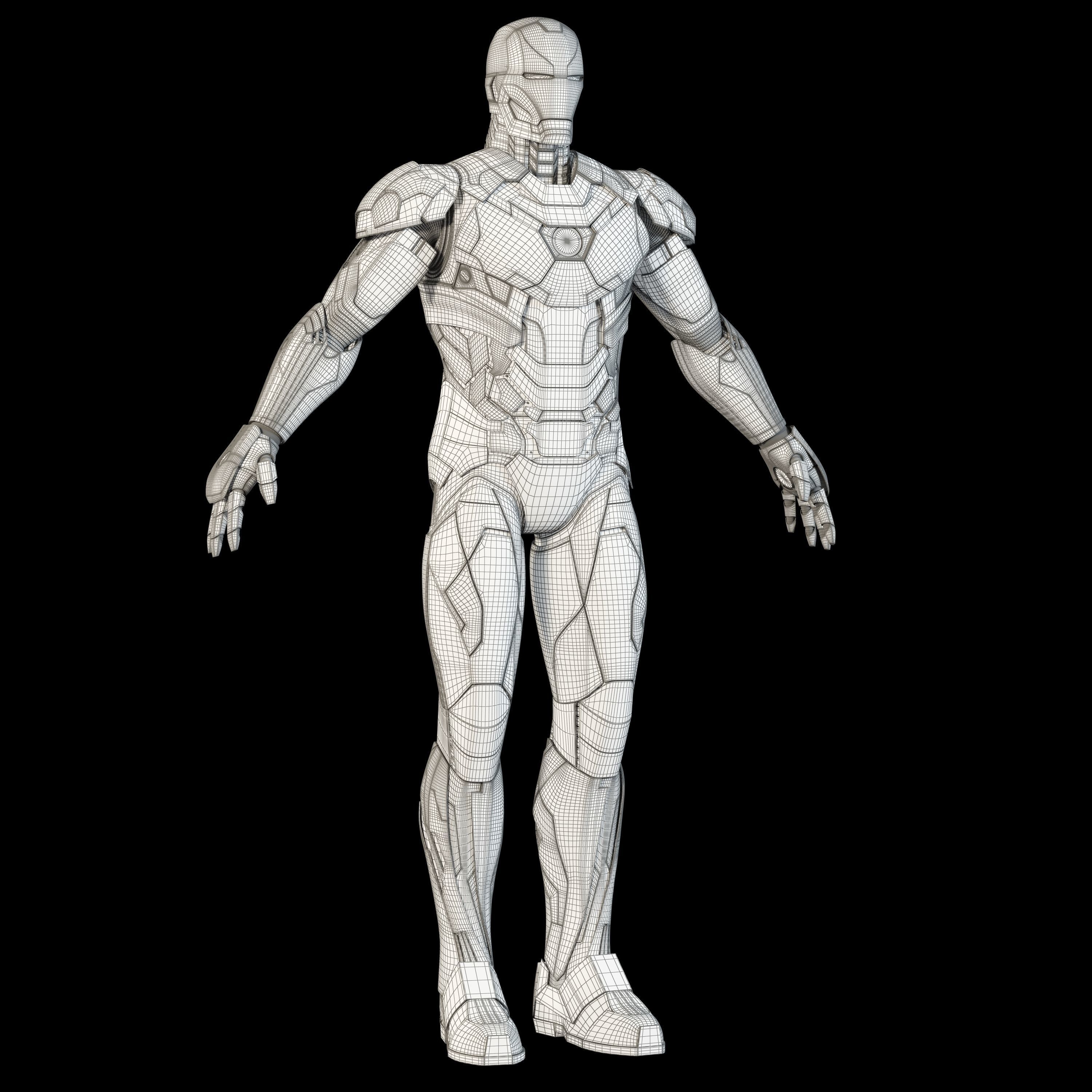 Iron Man Mark XLVI 3D model_20