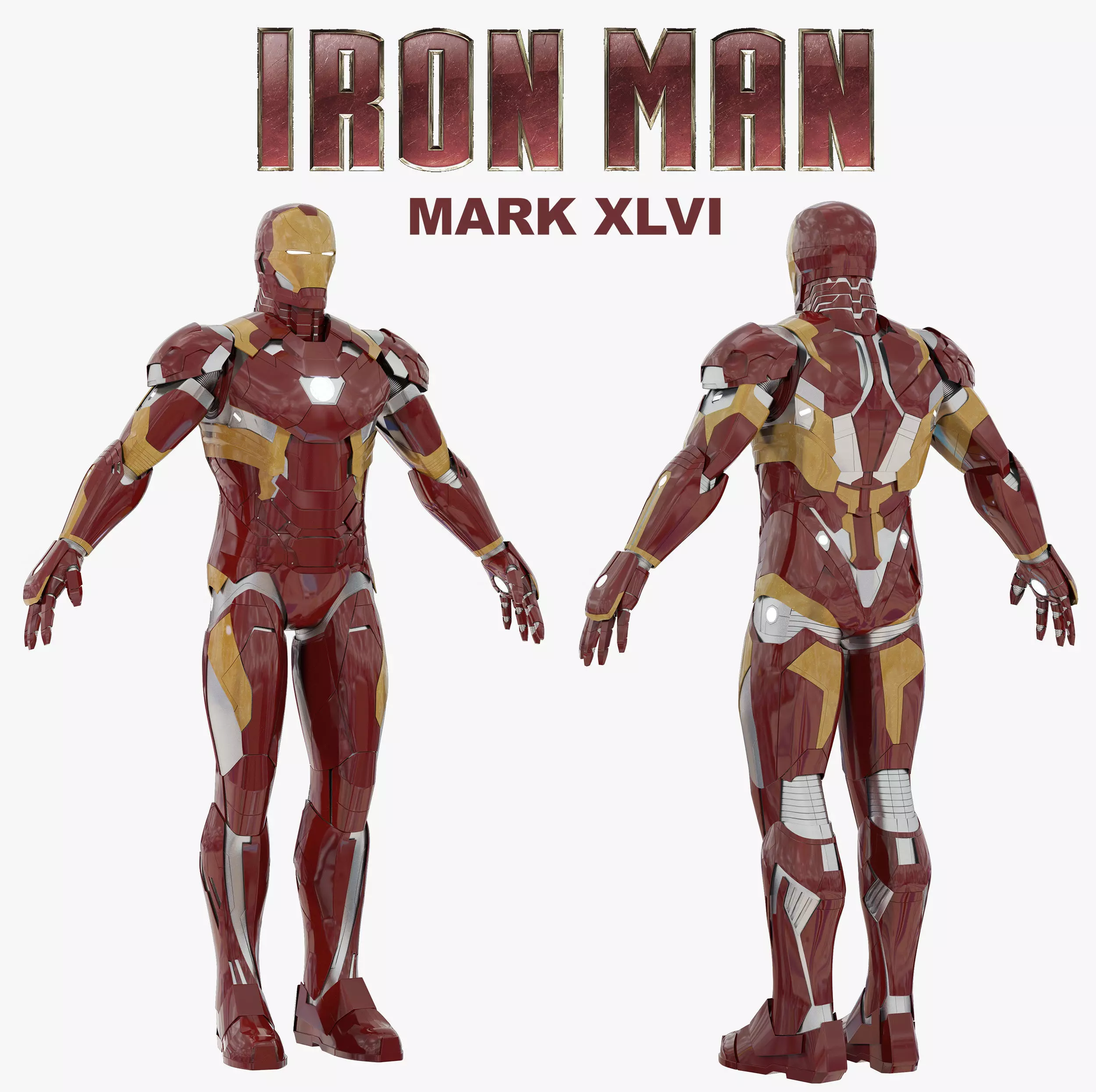 Iron Man Mark XLVI 3D model_0