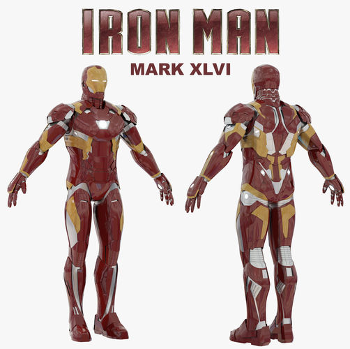 Iron Man Mark XLVI 3D model