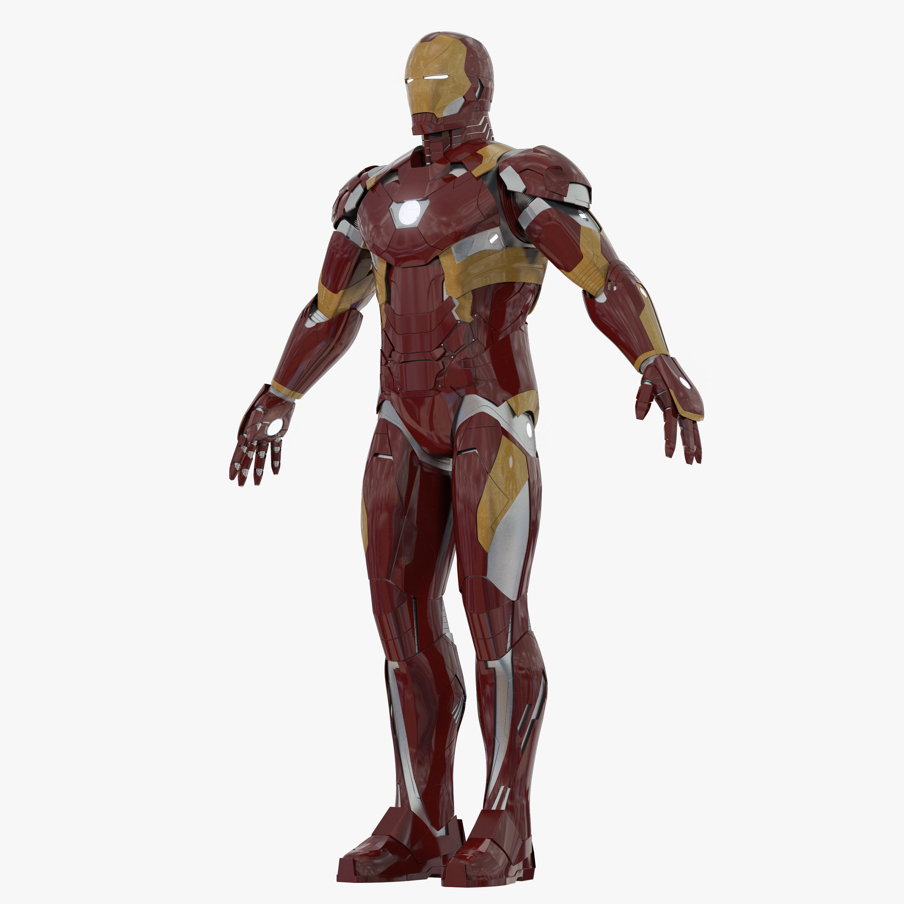 Iron Man Mark XLVI 3D model_2