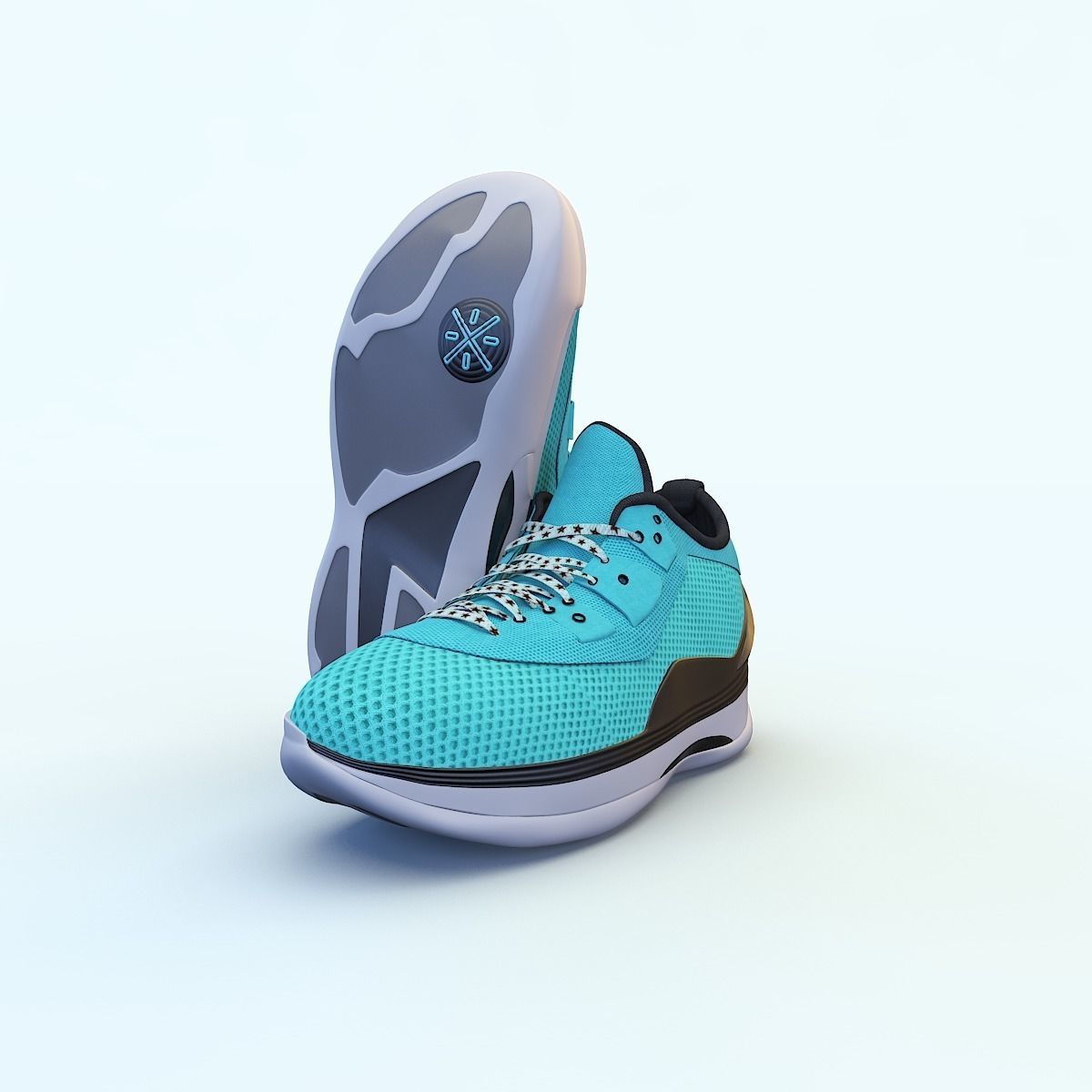Sports Shoe 3D model_0