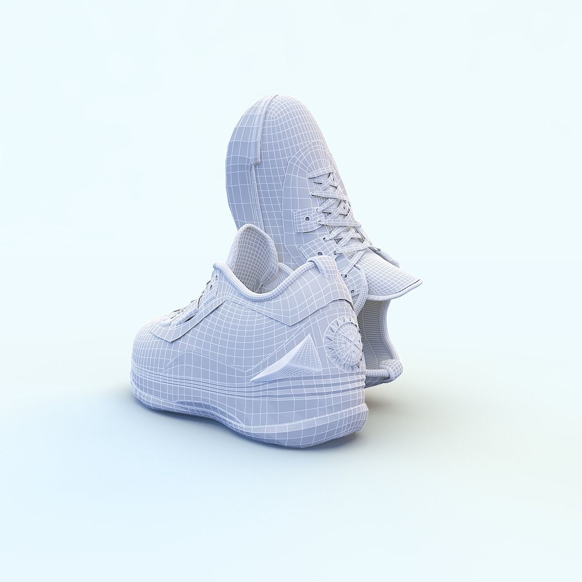 Sports Shoe 3D model_3