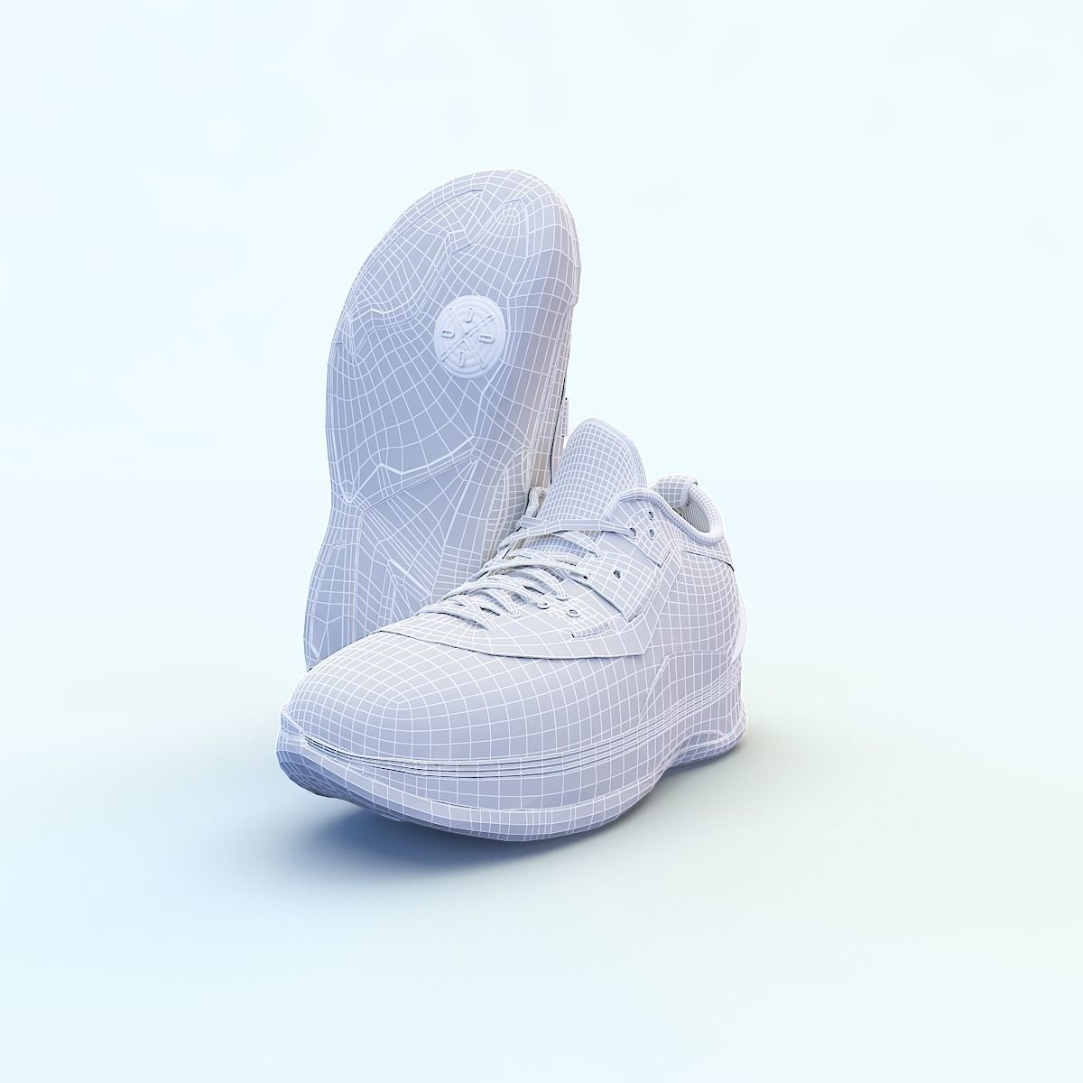 Sports Shoe 3D model_2
