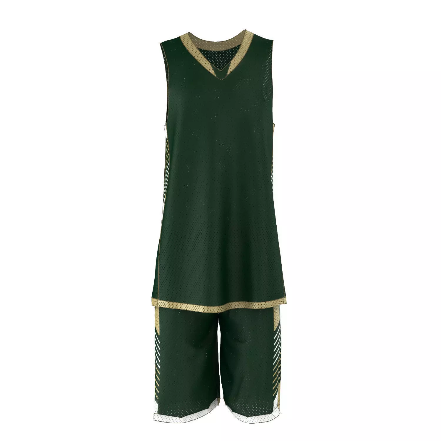 Basketball Full Jersey 3D model_0
