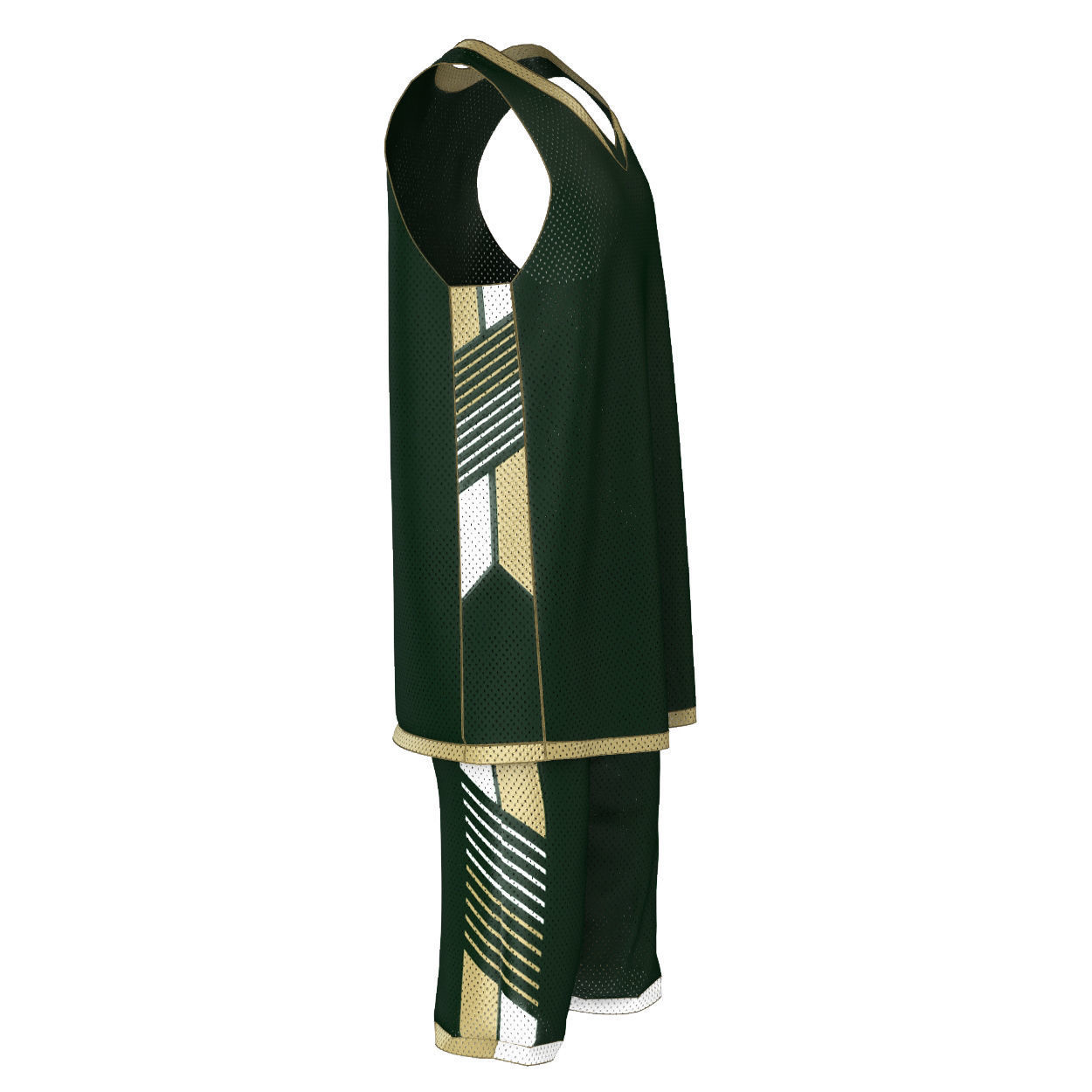 Basketball Full Jersey 3D model_1