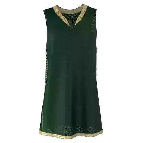 Basketball Jersey Top 3D model Basketball Jersey Top 3D model