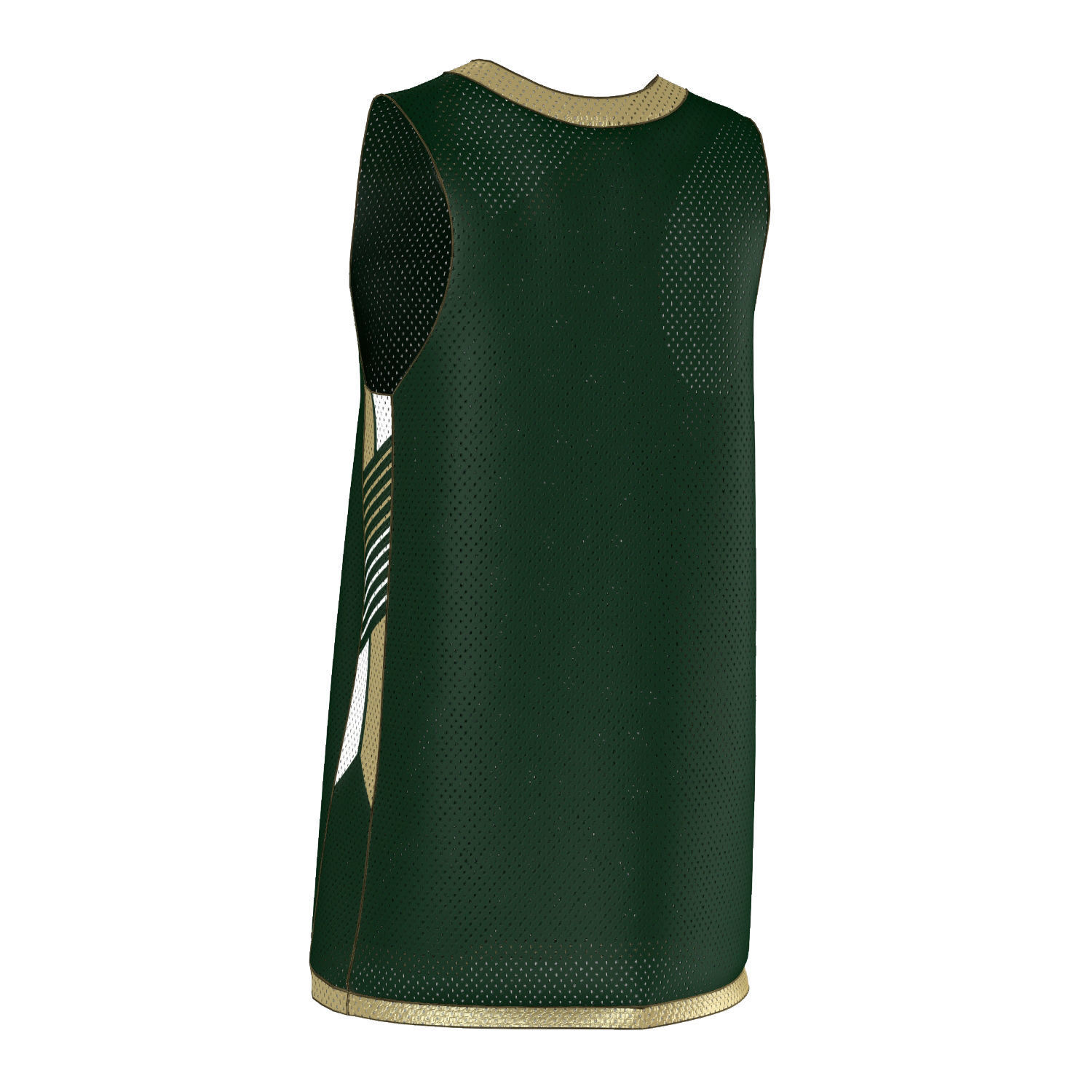 Basketball Jersey Top 3D model_2