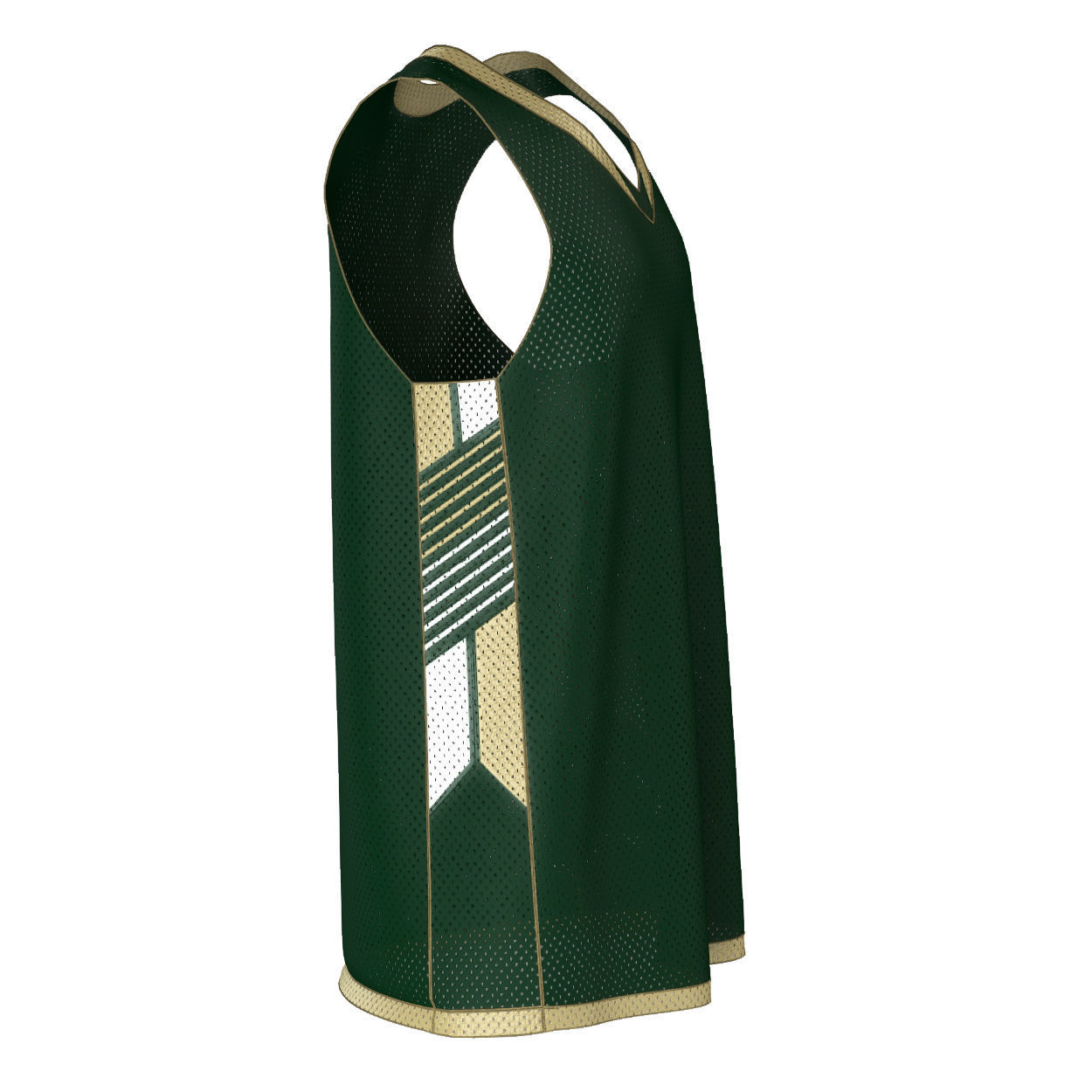 Basketball Jersey Top 3D model_1