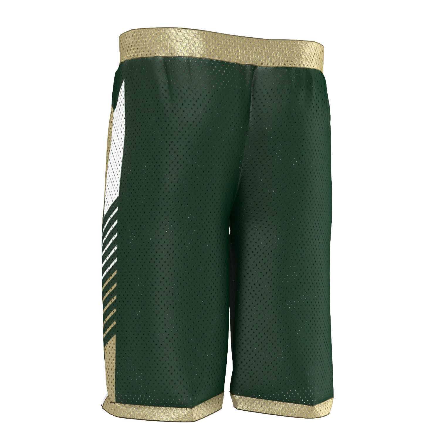 Basketball Jersey Shorts 3D model_2