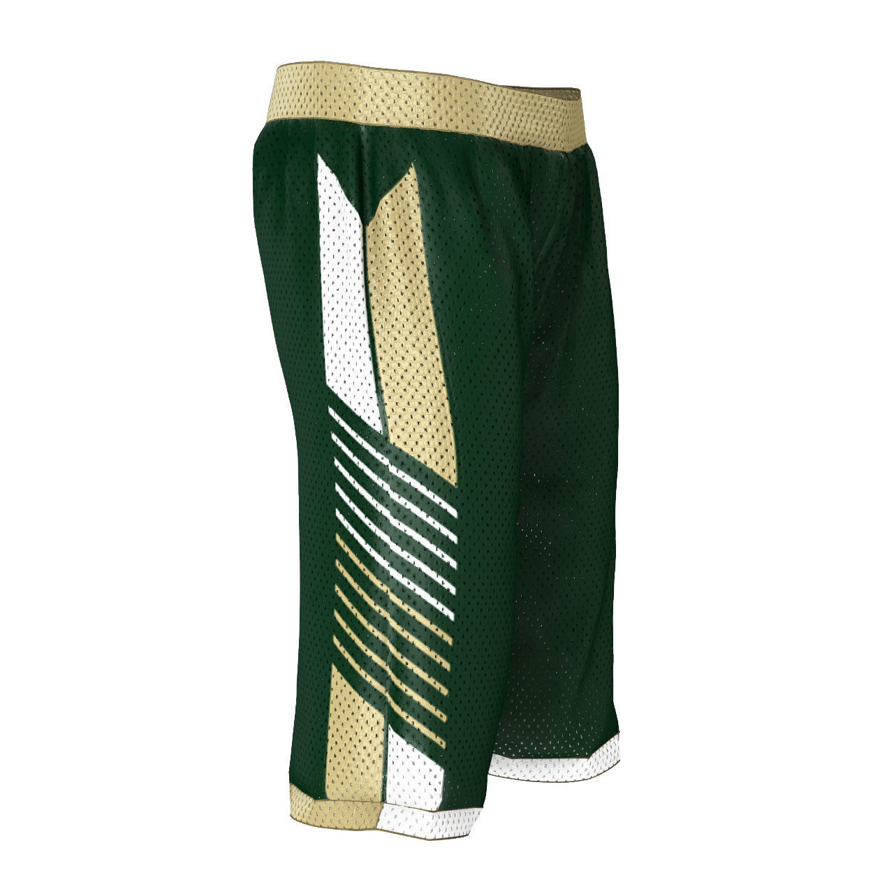 Basketball Jersey Shorts 3D model_1