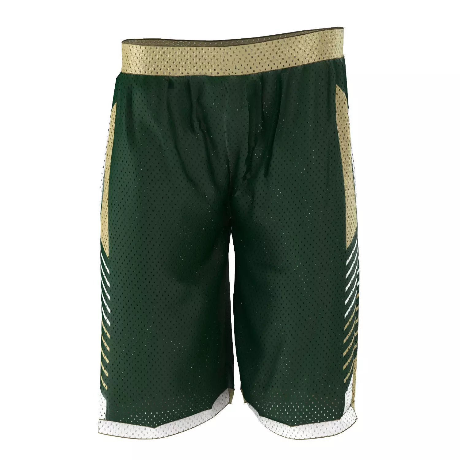 Basketball Jersey Shorts 3D model_0