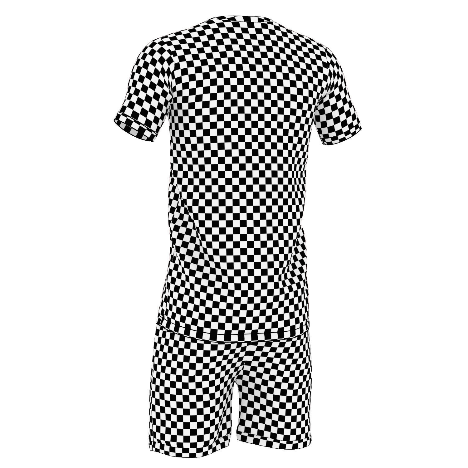 Soccer Full Jersey Set 3D model_5