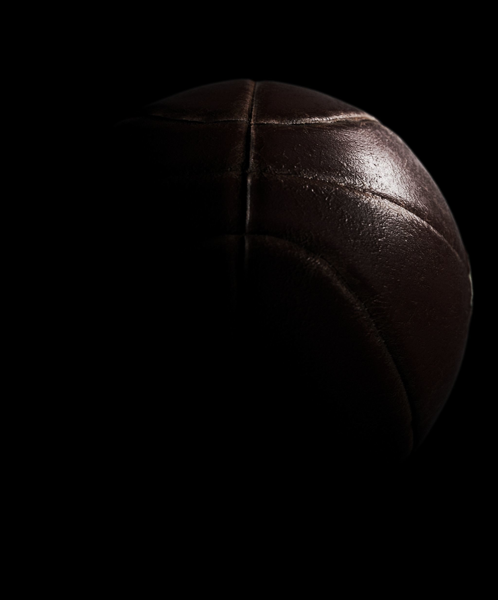 Vintage Basket Ball Low-poly 3D model_1