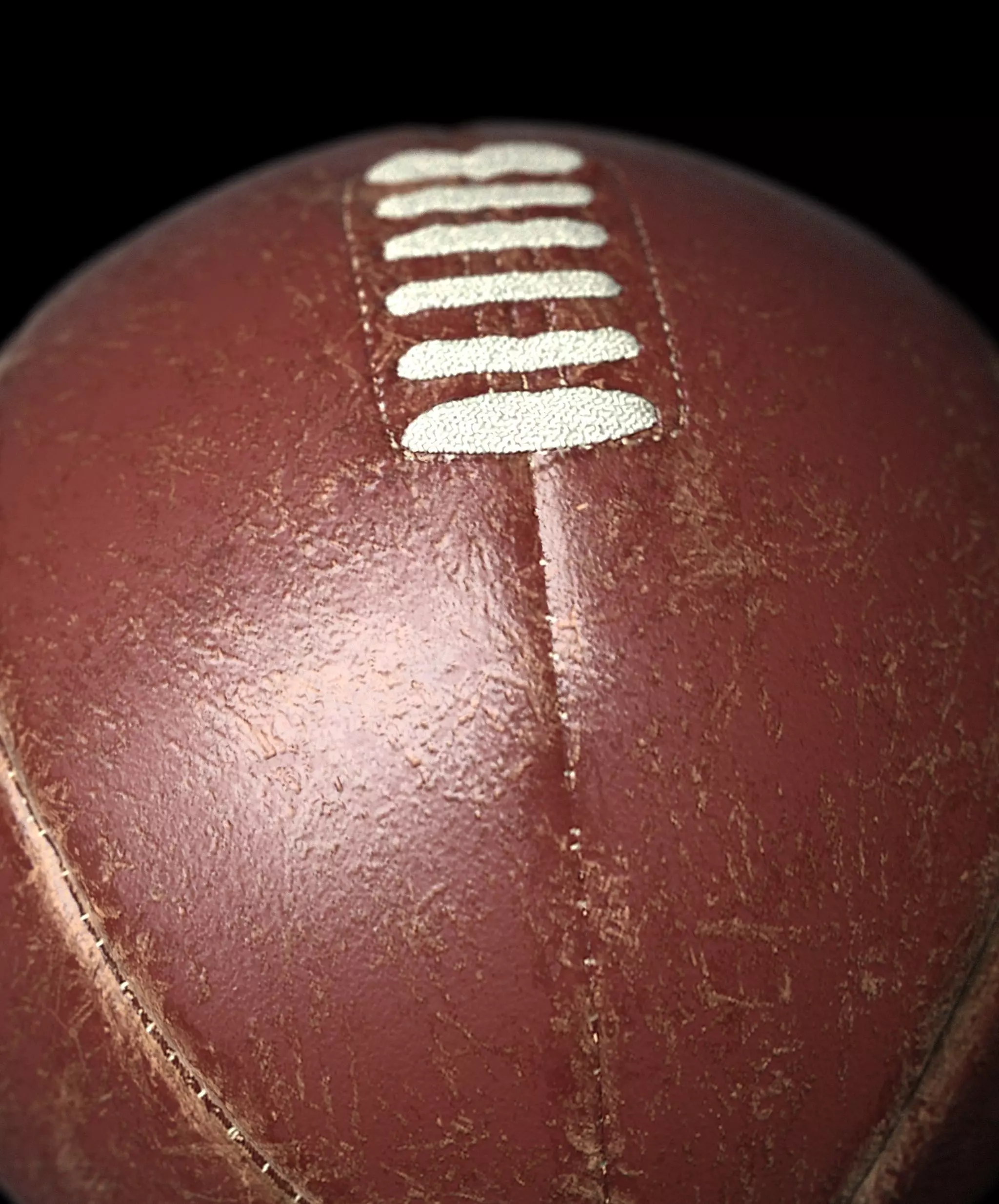 Vintage Basket Ball Low-poly 3D model_0