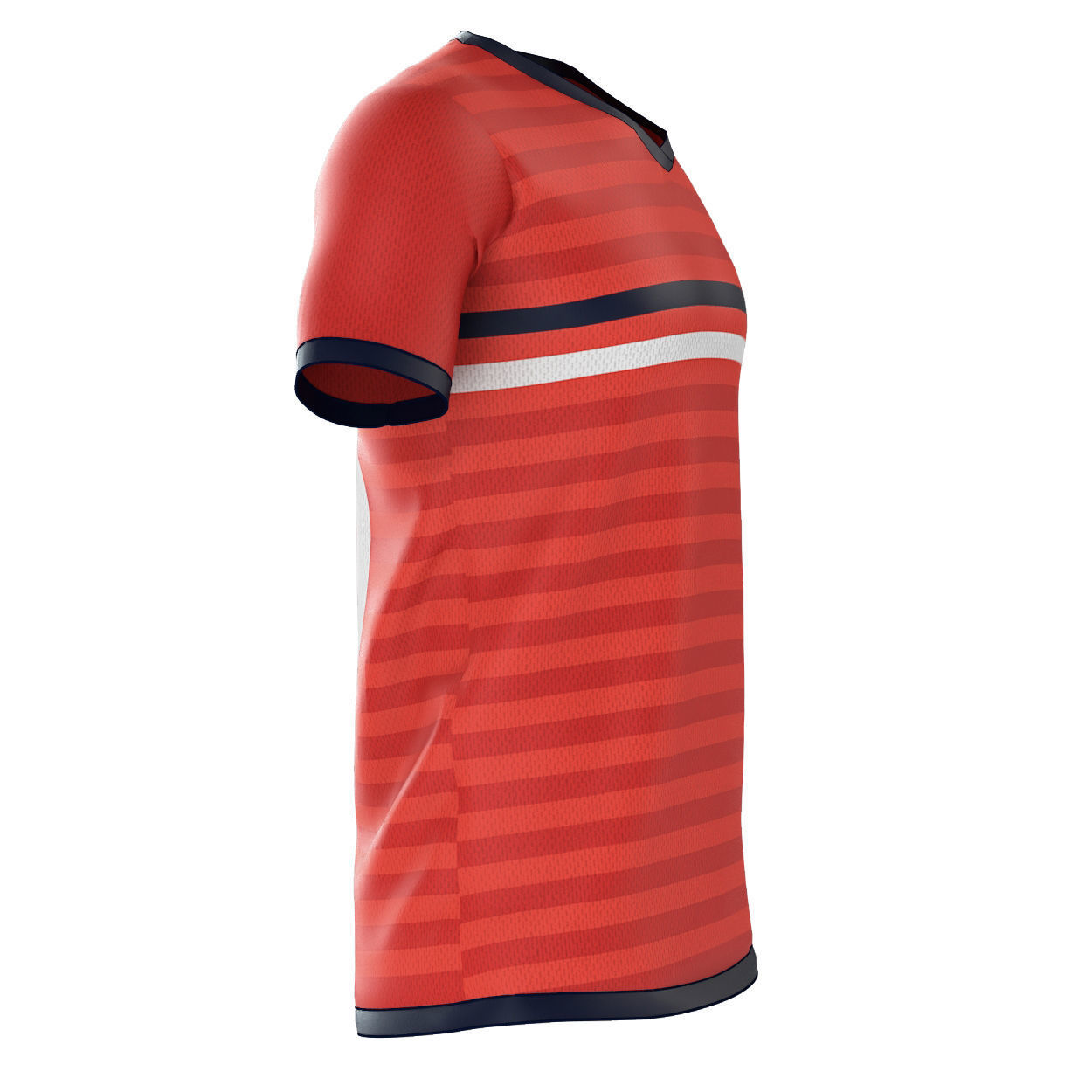 Soccer Jersey Shirt Top 3D model_1