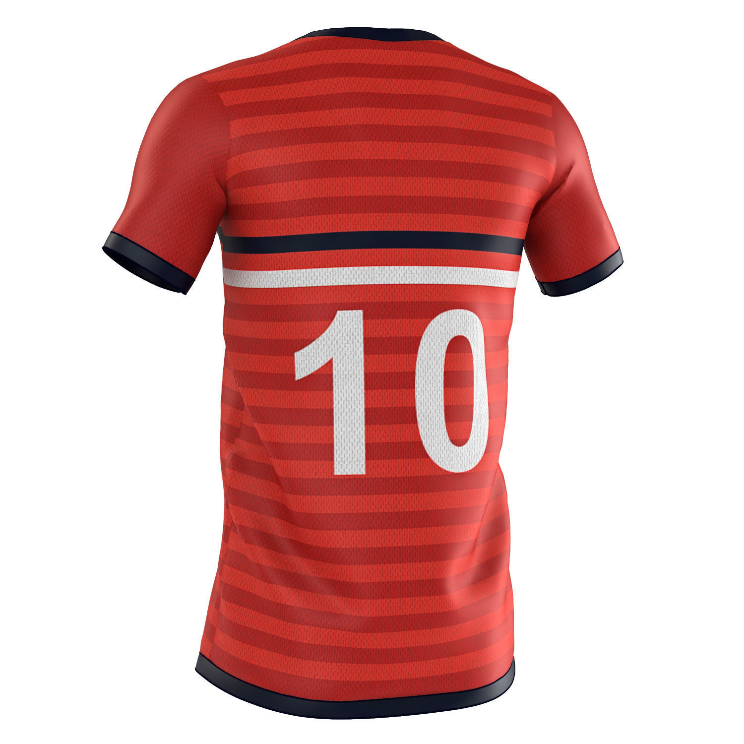 Soccer Jersey Shirt Top 3D model_2