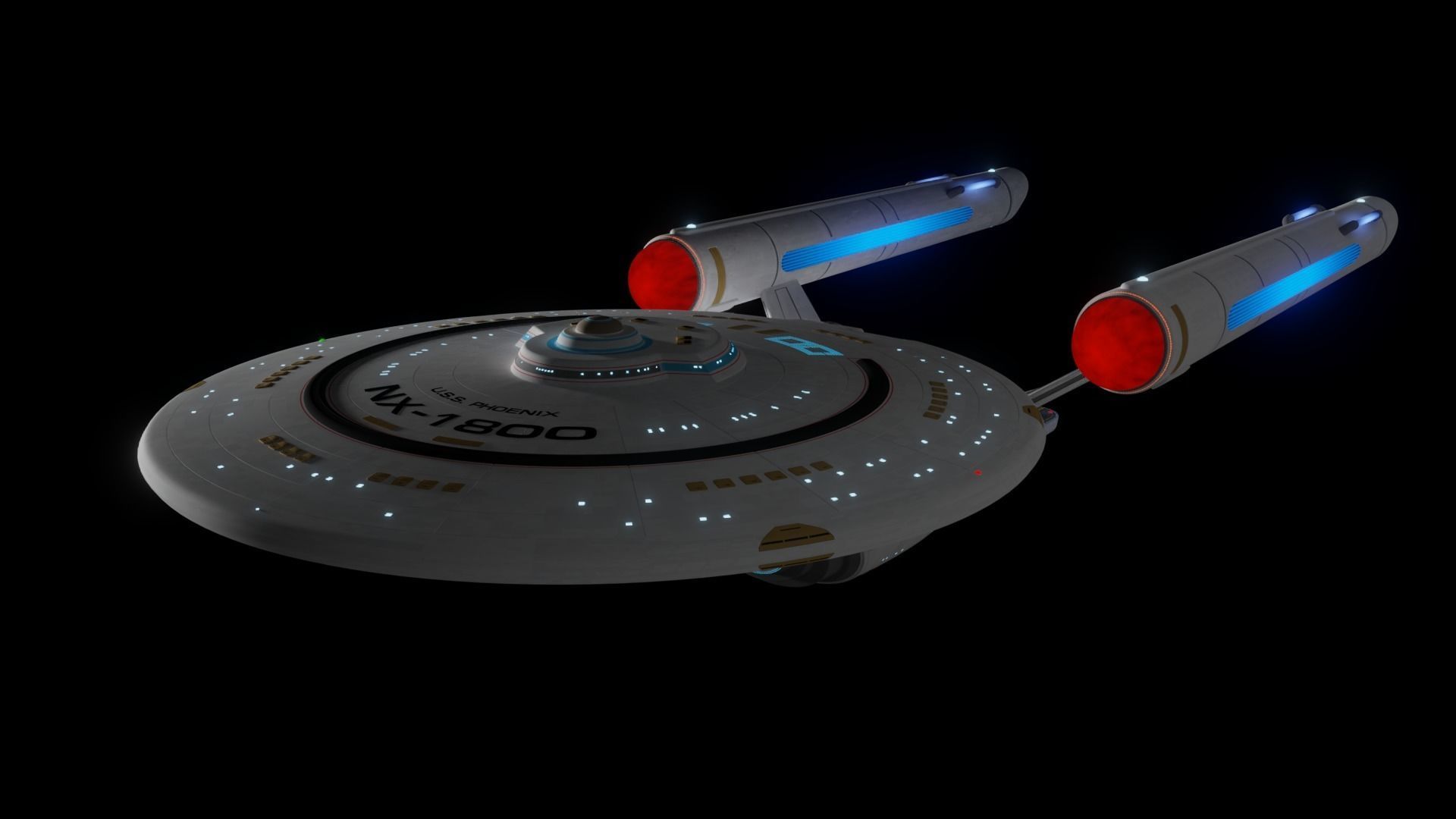 Phoenix Class Crusier  v2 3D model_3