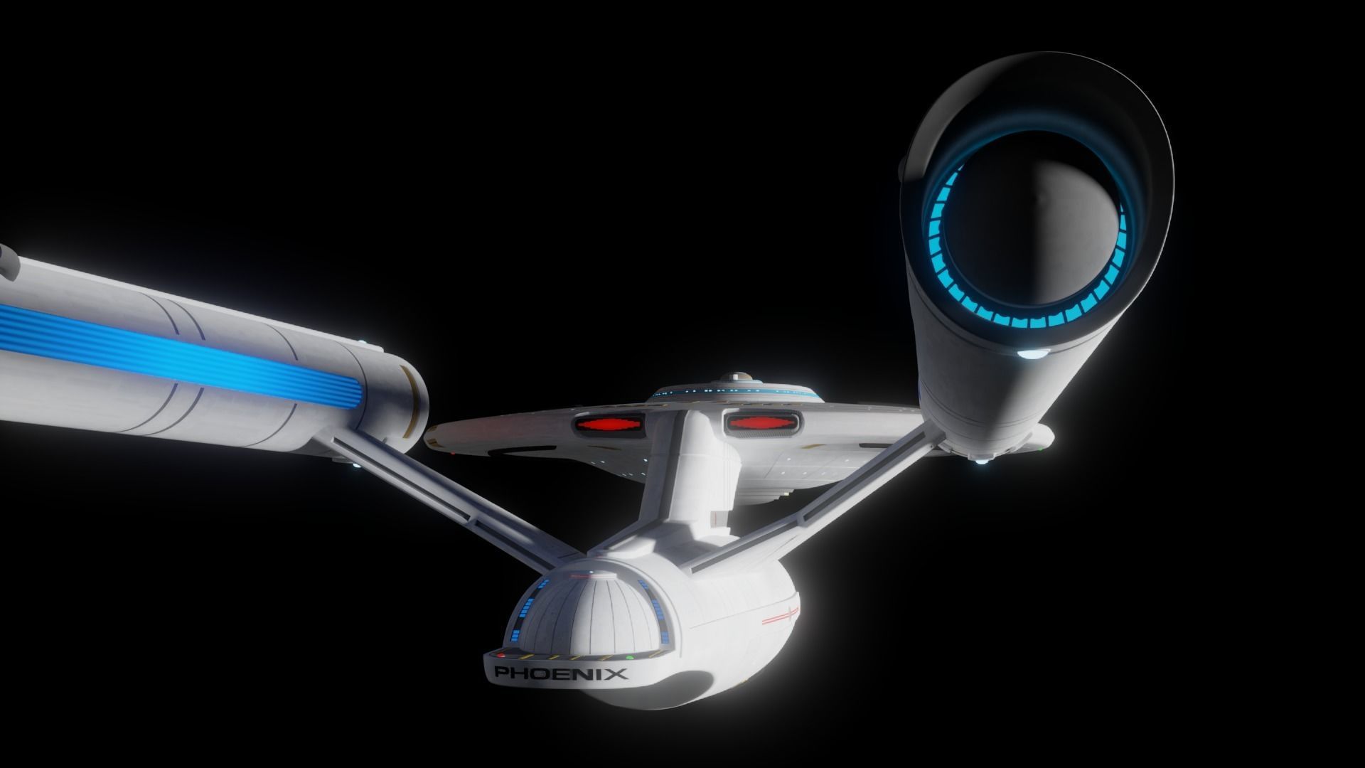 Phoenix Class Crusier  v2 3D model_2