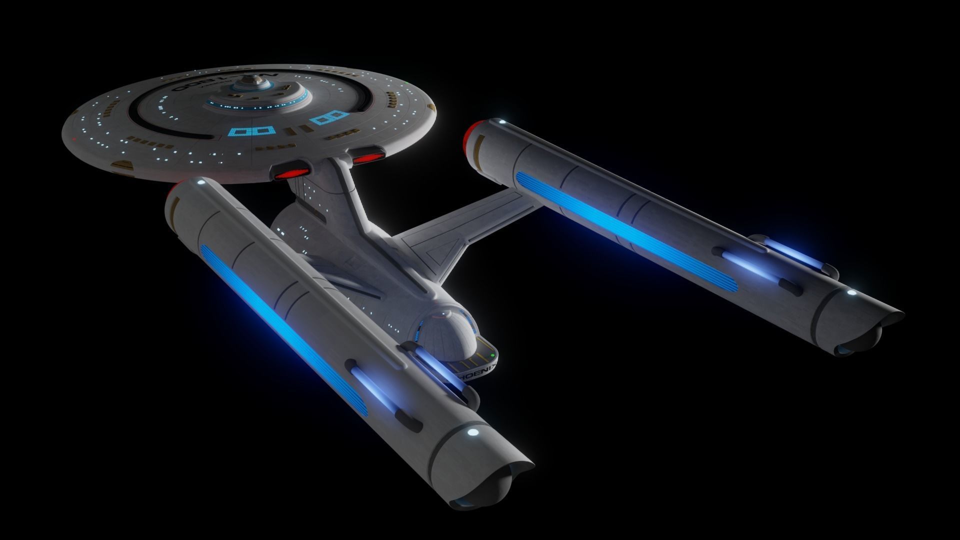 Phoenix Class Crusier  v2 3D model_5