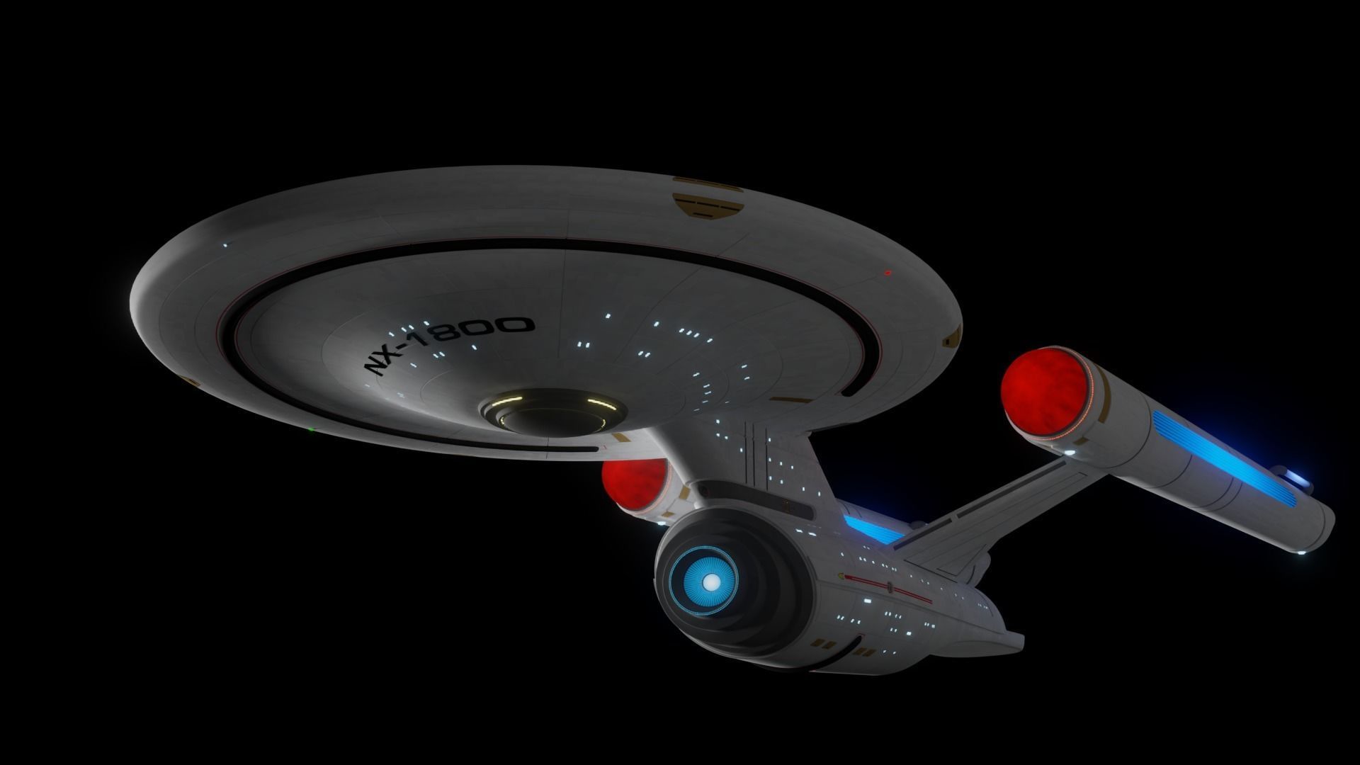 Phoenix Class Crusier  v2 3D model_1