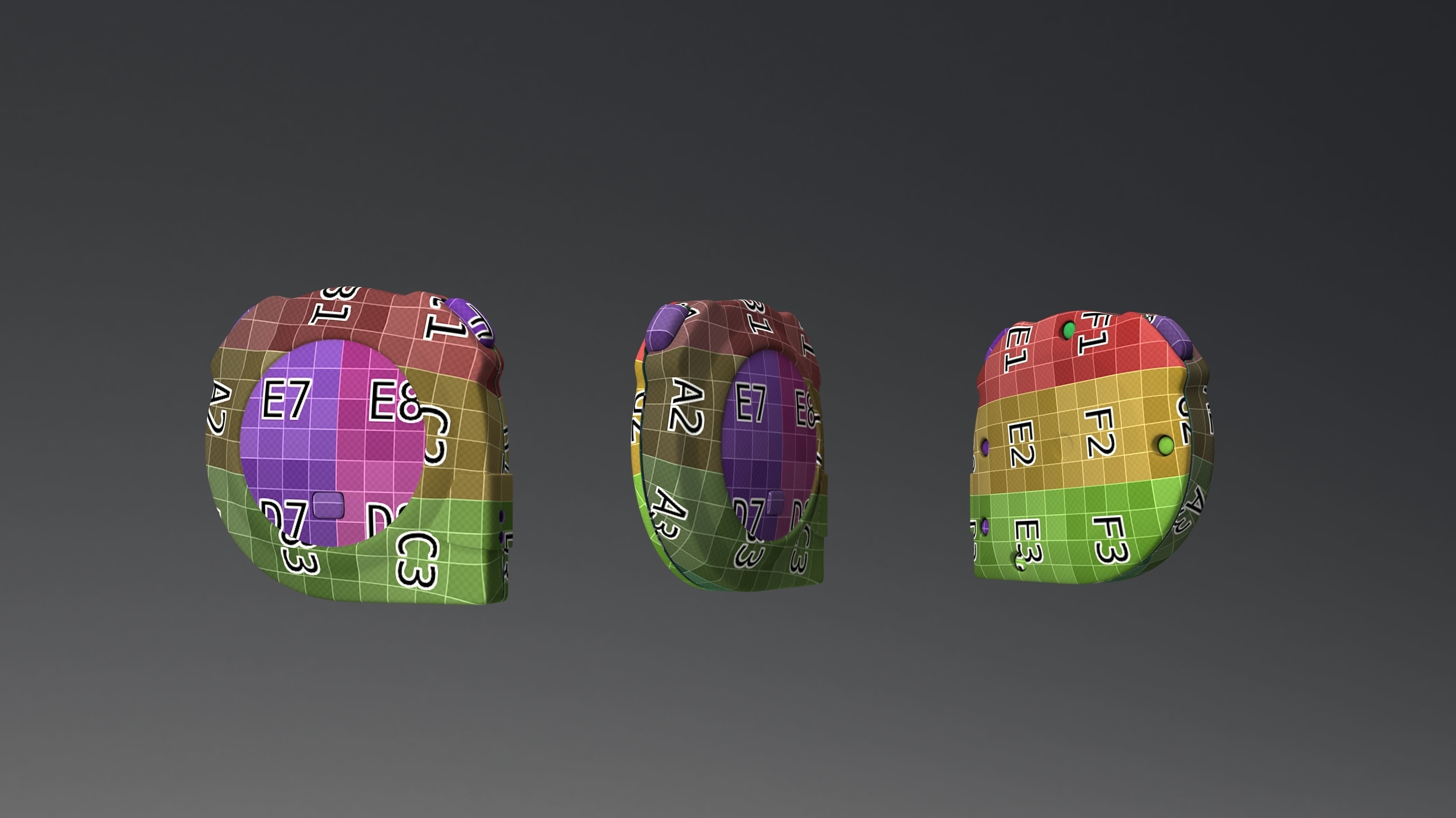 Digital Stopwatch 3D model_2