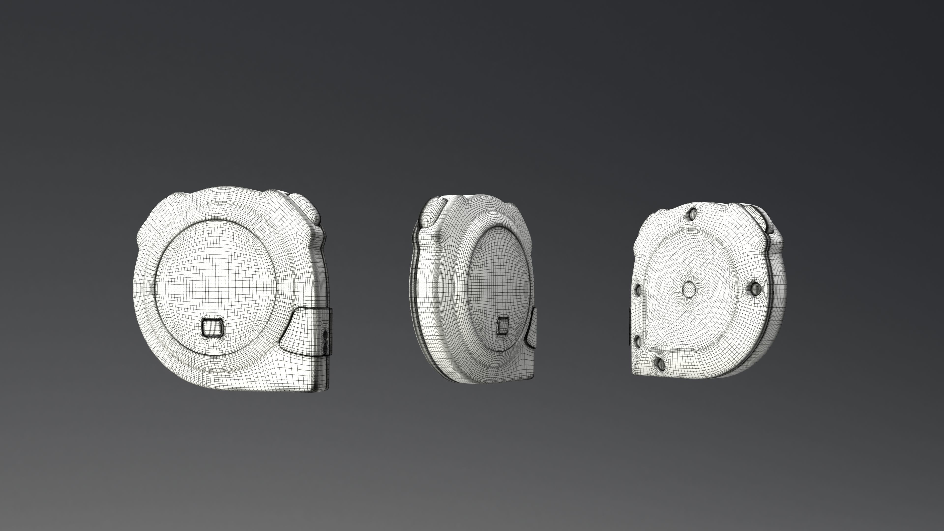 Digital Stopwatch 3D model_3