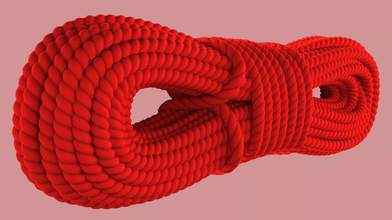 Climbing Rope 3D model_0