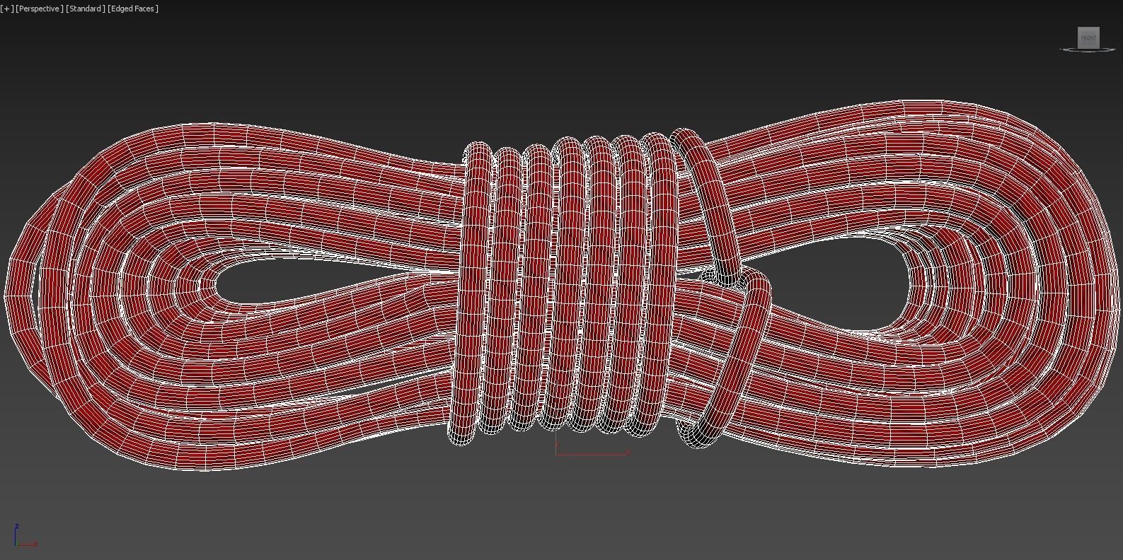 Climbing Rope 3D model_4