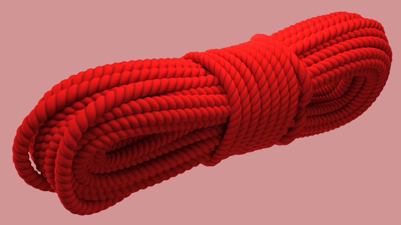 Climbing Rope 3D model_3