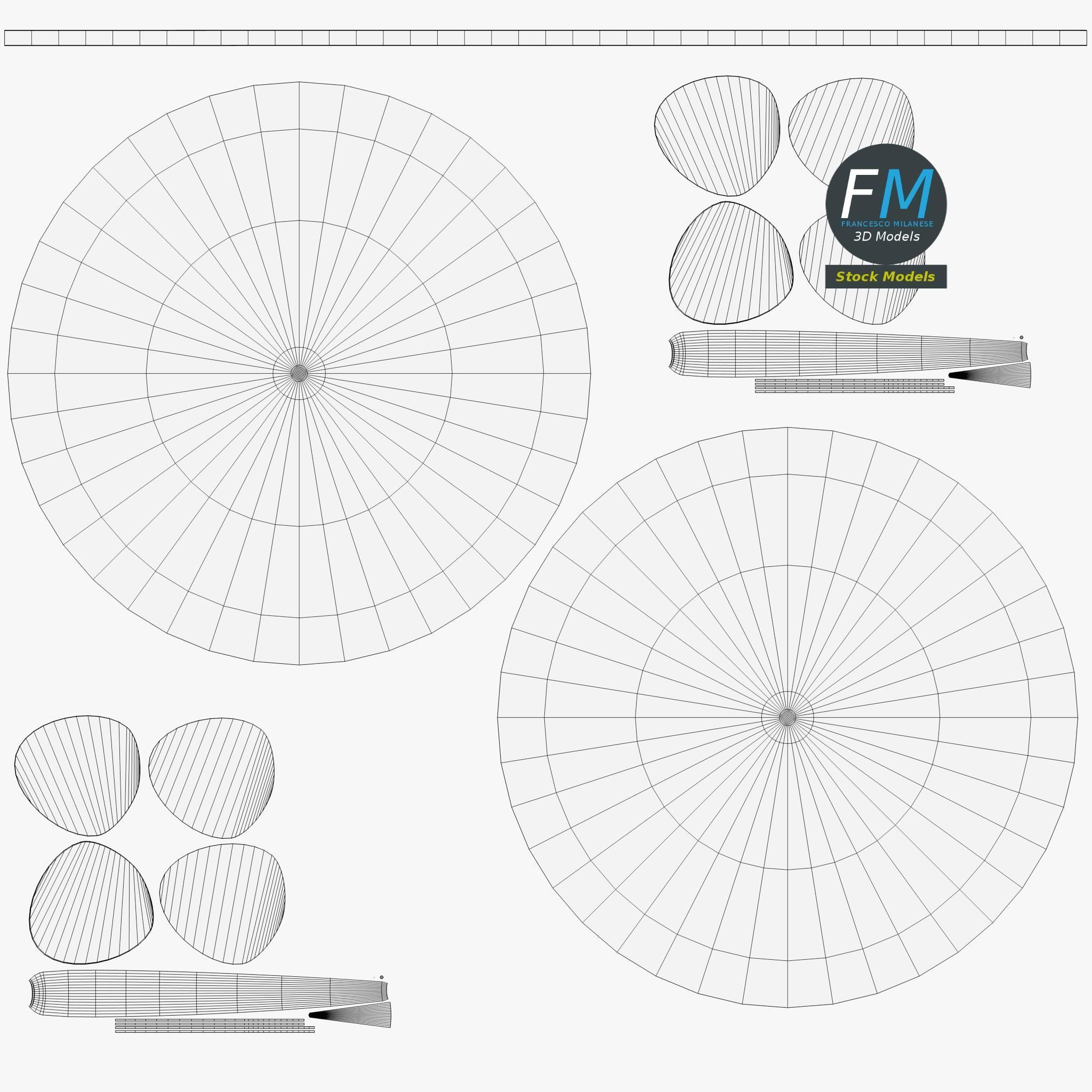 Darts with target 1 3D model_11