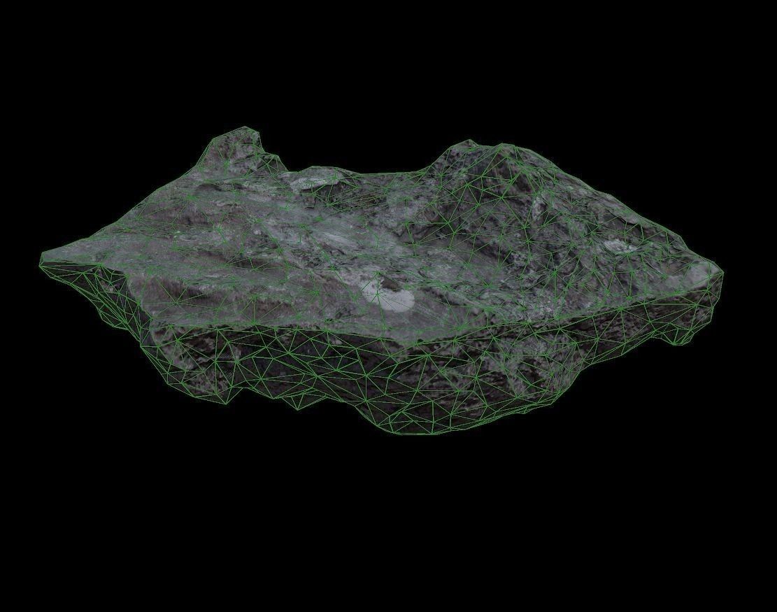 Volcanic Rock V6 Low-poly 3D model_4