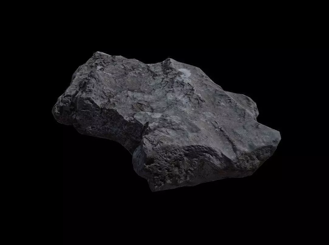 Volcanic Rock V6 Low-poly 3D model_0