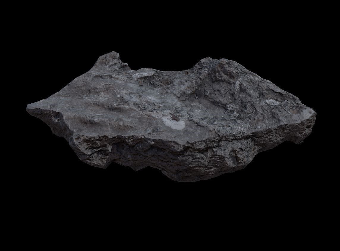 Volcanic Rock V6 Low-poly 3D model_1