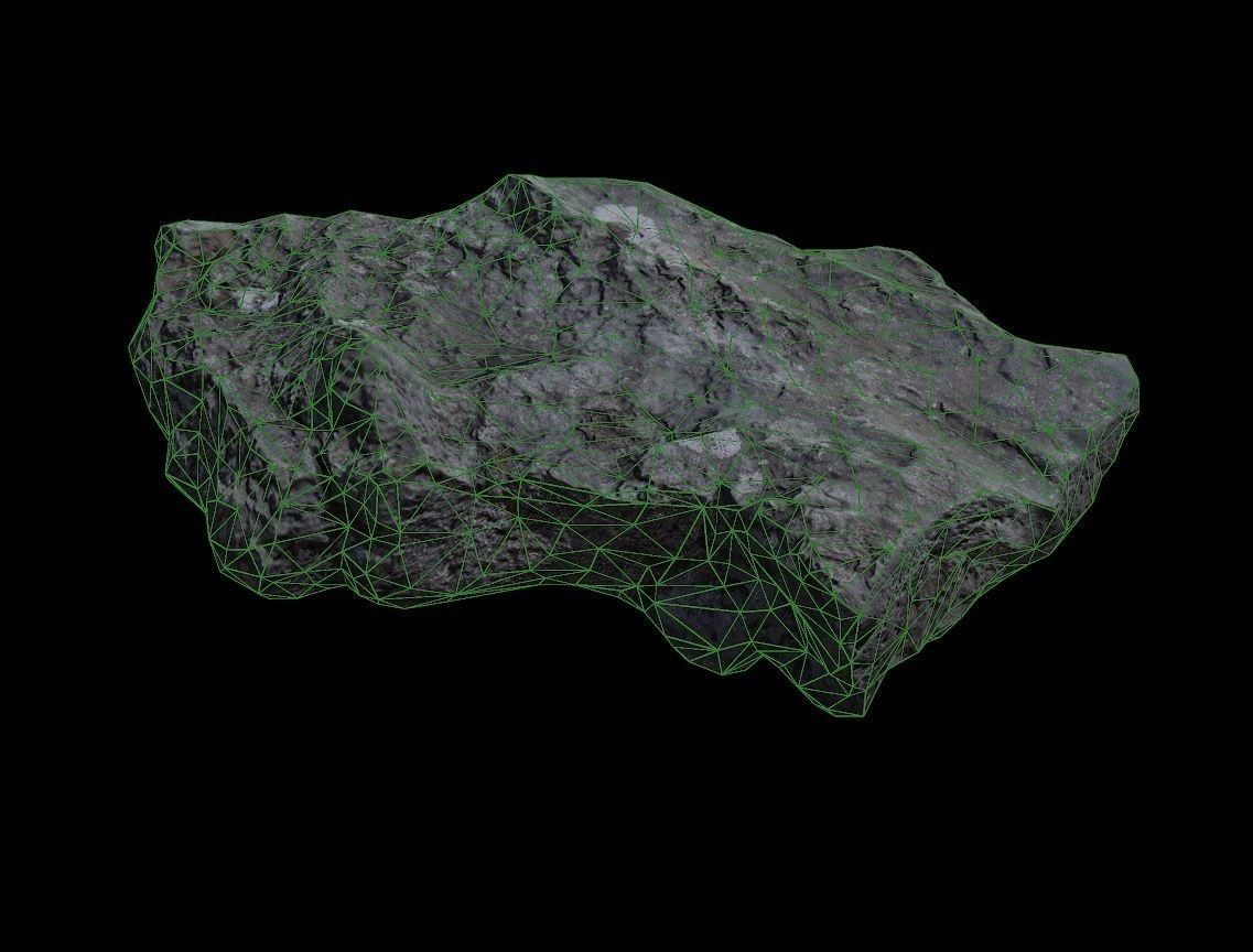 Volcanic Rock V6 Low-poly 3D model_5