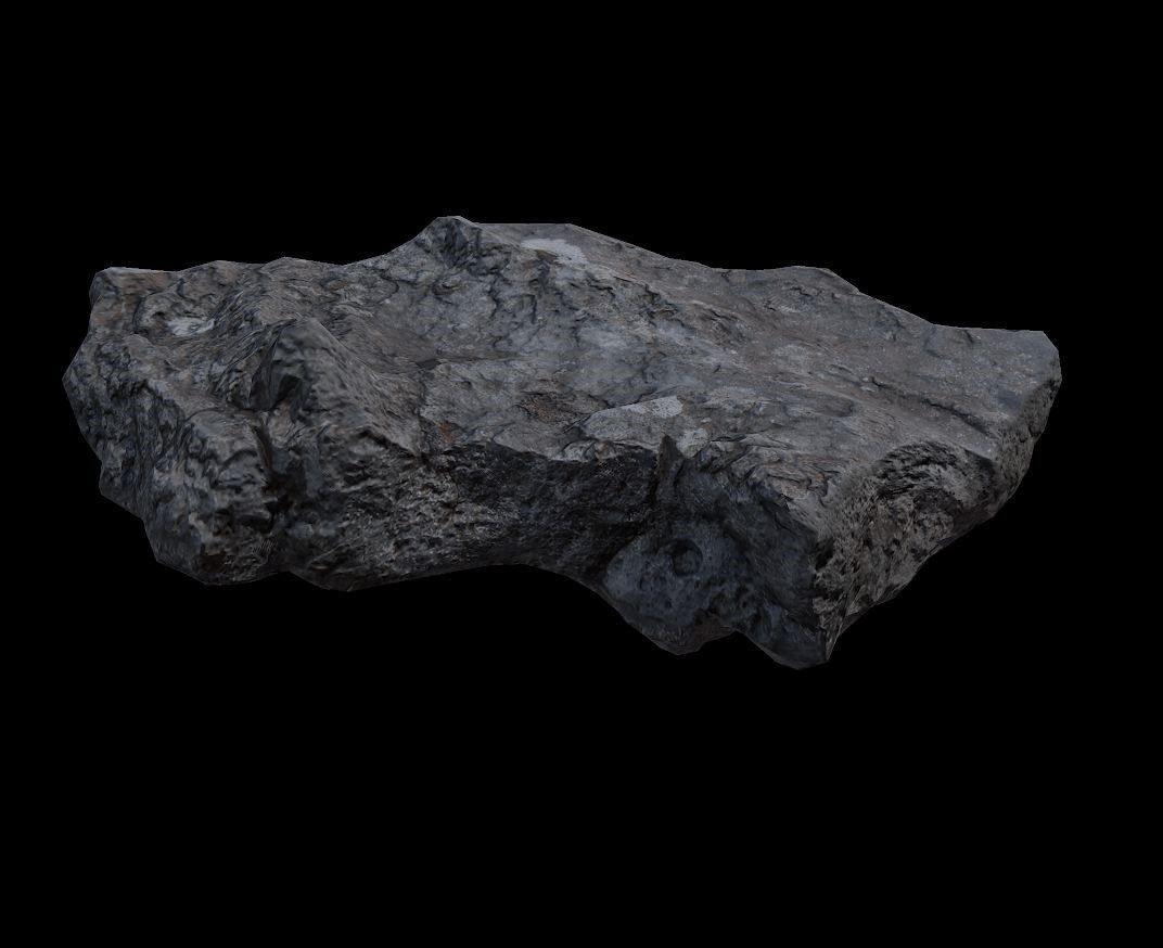 Volcanic Rock V6 Low-poly 3D model_3