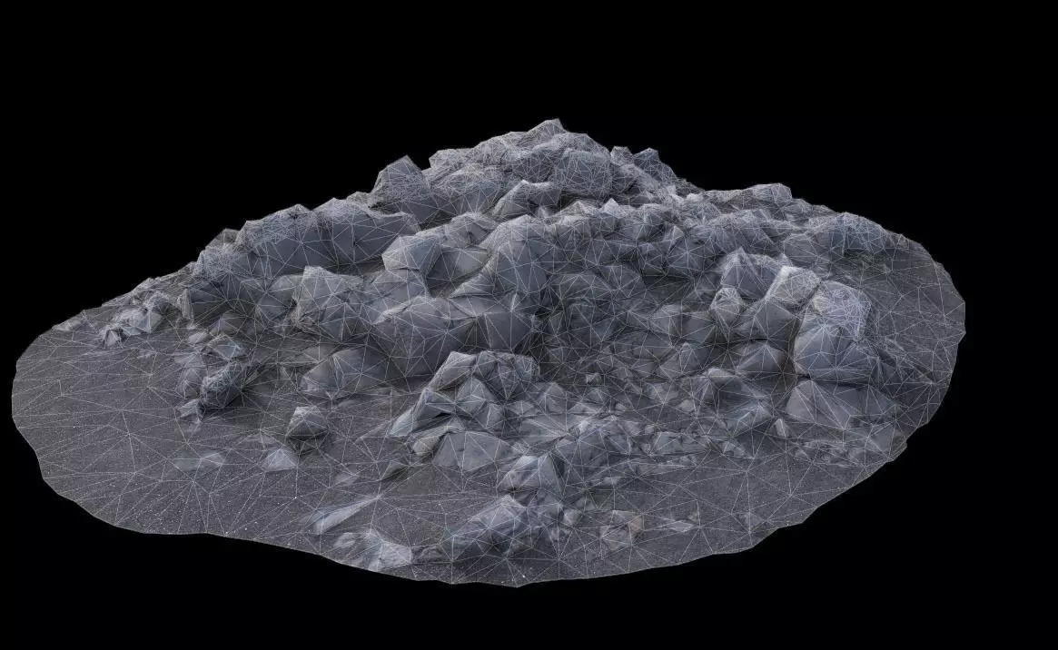 Volcanic Rock V12 3D model_0