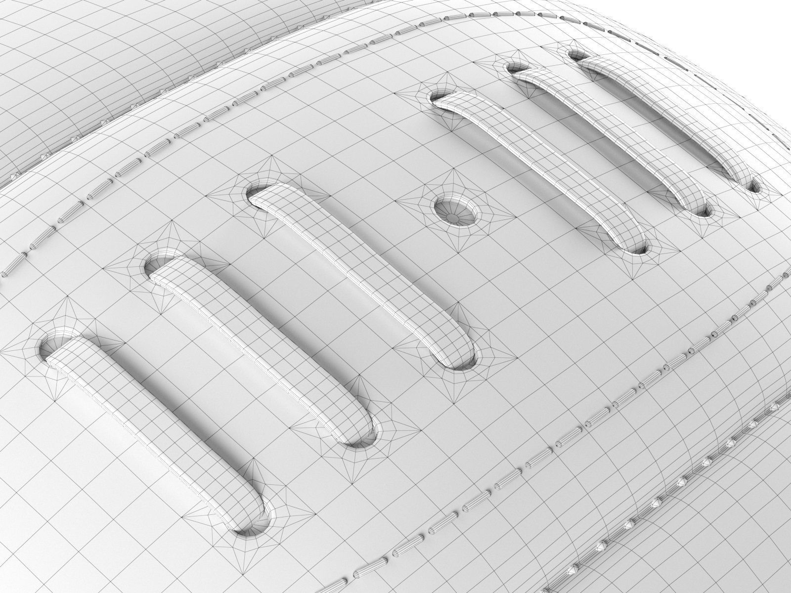 Football and Rugby Ball 3D model_4