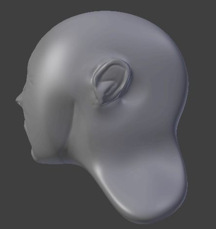Old Man Head High Poly Sculpt Free 3D model_0