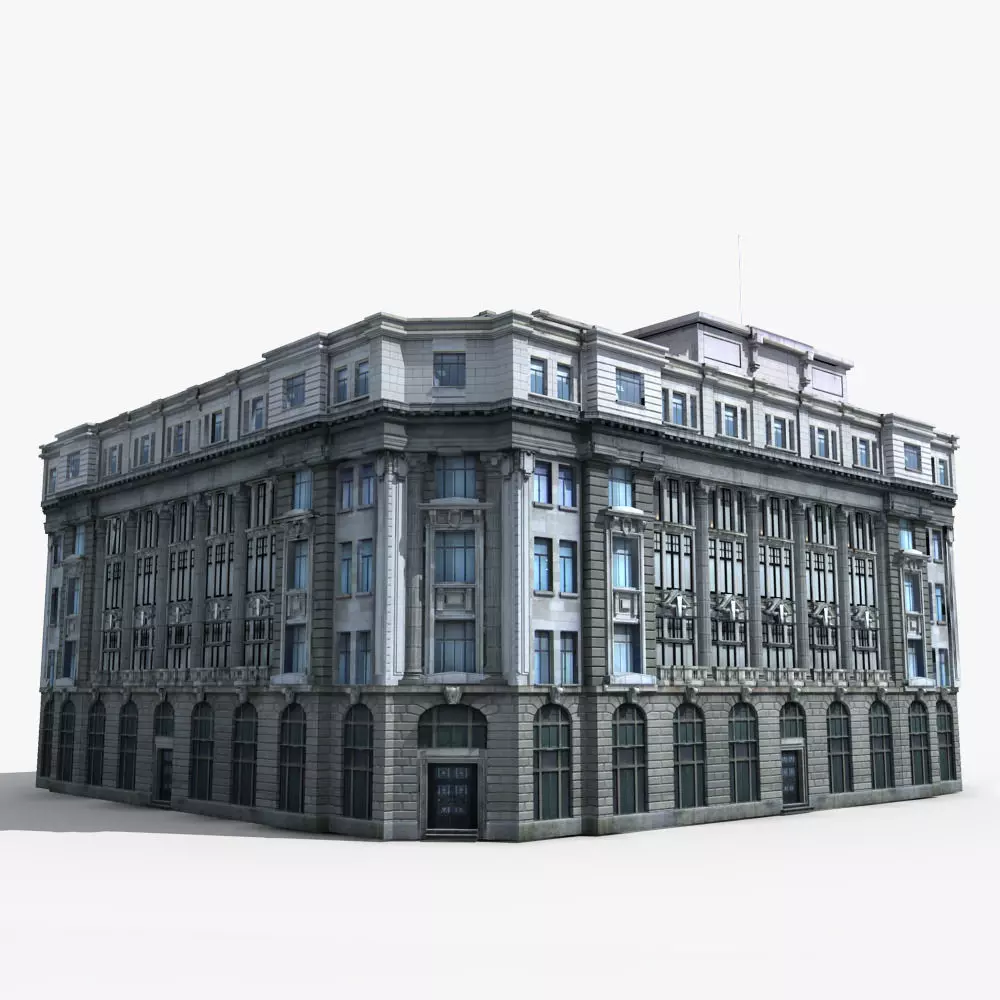 European Building 3D model