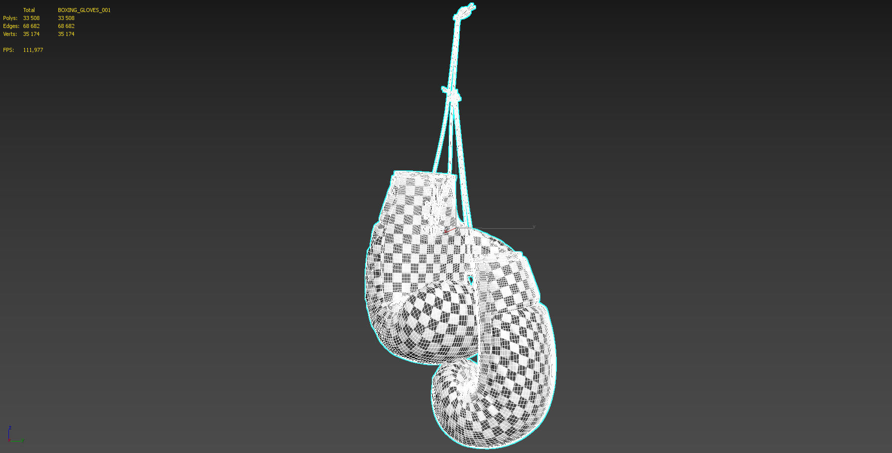 Boxing gloves 3D model_6