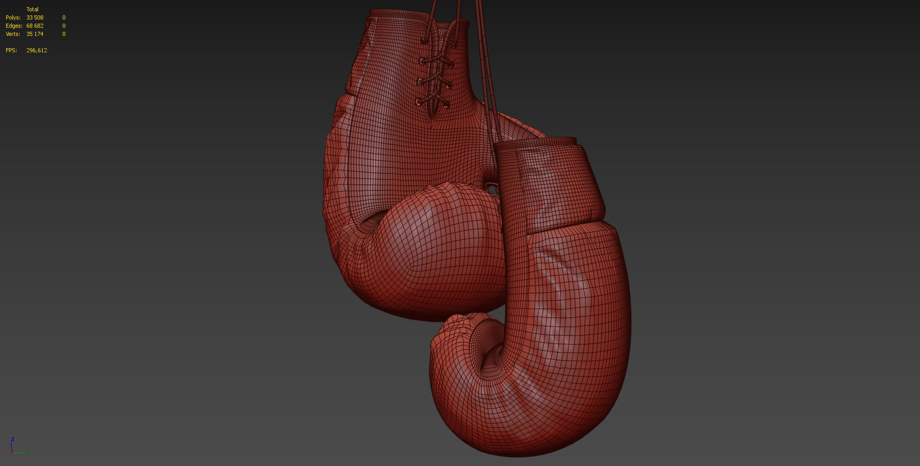 Boxing gloves 3D model_5