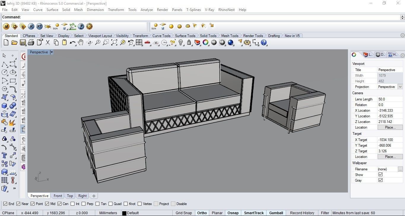 Sofa - Seating Group 3D model_5