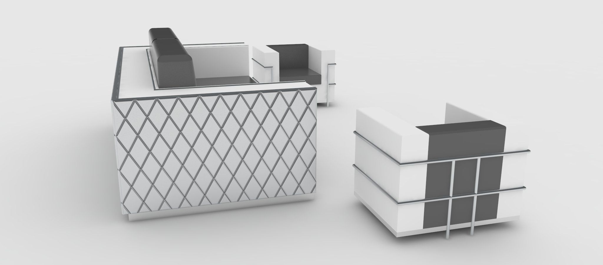Sofa - Seating Group 3D model_2