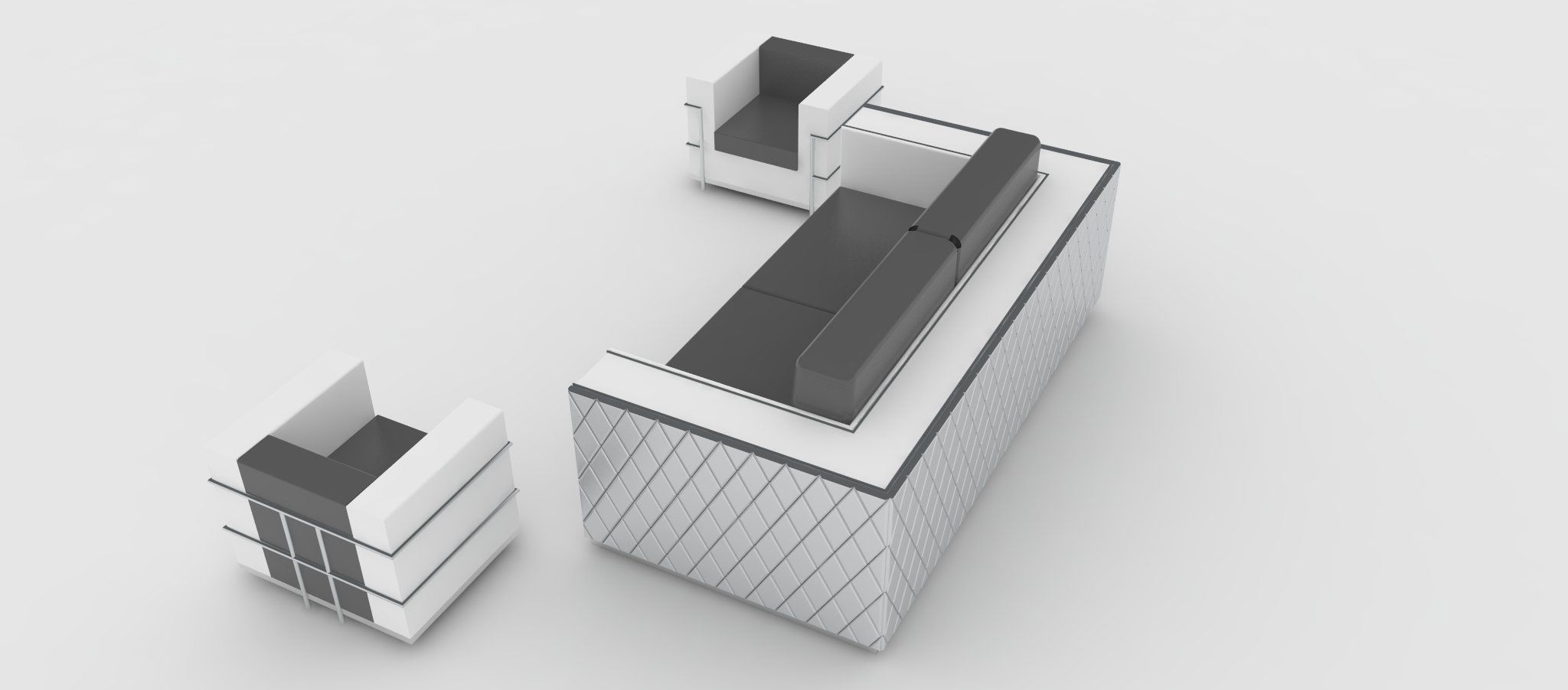 Sofa - Seating Group 3D model_1