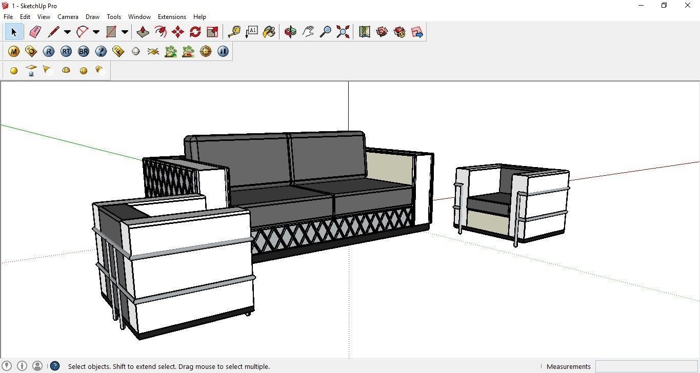 Sofa - Seating Group 3D model_8